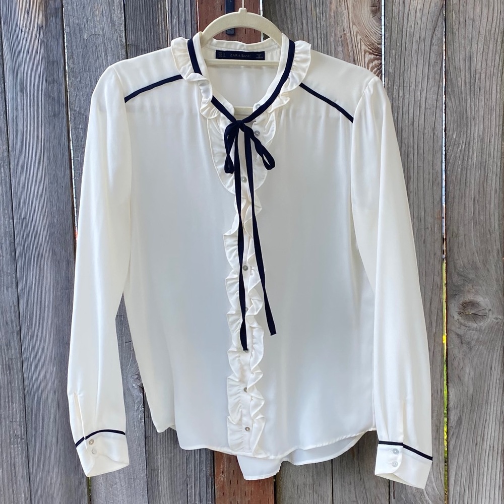 Zara Button Down Blouse